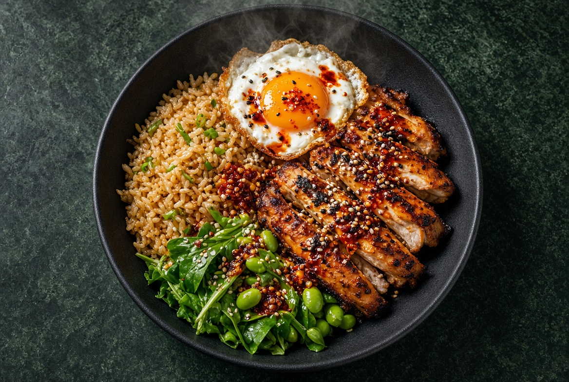 Lemon peri peri chicken bowl